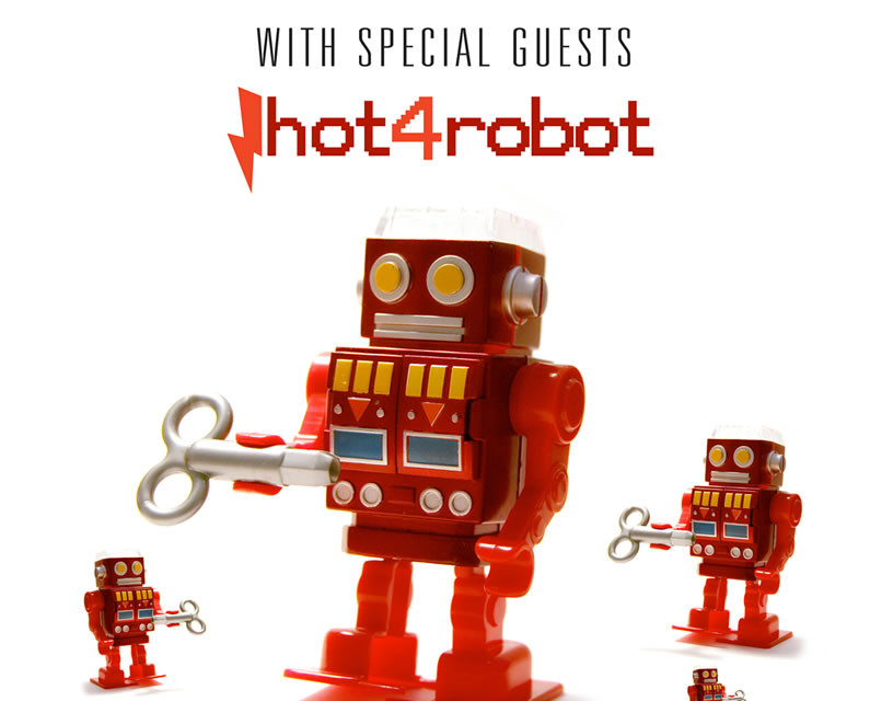 Hot4Robot’s second show ever this Sat! Opening for Alex Radus Trio.