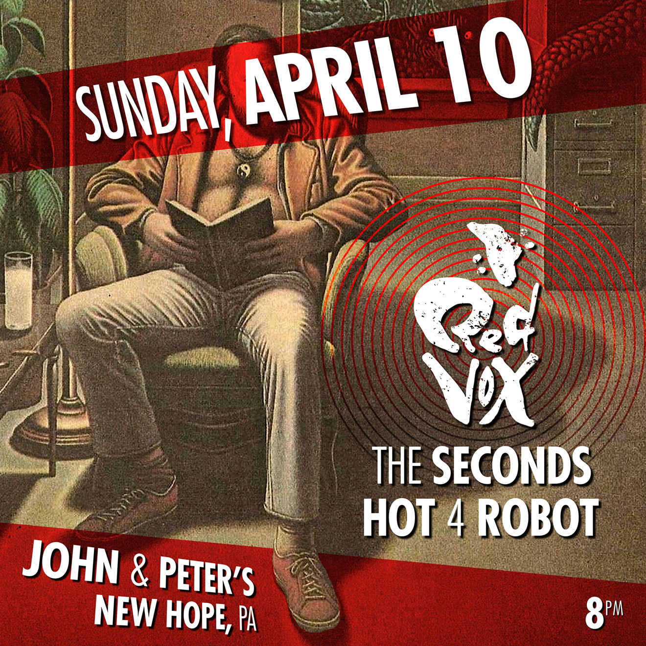 Red Vox, The Seconds & Hot 4 Robot live at John & Peter's