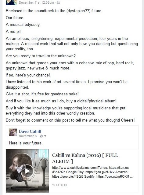 Enclosed is the soundtrack to the (dystopian??) future.